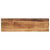 vidaXL bor&eth;plata 120x20x3,8 cm r&eacute;tthyrnd gegnheilum vi&eth;i gr&oacute;ft mang&oacute;