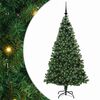 vidaXL Gervi j&oacute;latr&eacute; me&eth; 300 LED Gr&aelig;nn 180 cm PVC, st&aacute;l og plast
