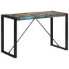 vidaXL Bor&eth;stofubor&eth; 120x55x76 cm Gegnheill Endurunninn Vi&eth;ur