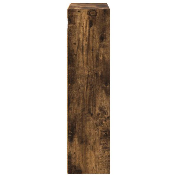 vidaXL Ba&eth;herbergisveggsk&aacute;pur me&eth; hillu Reyktur Eik 40 x 16 x 62,5 cm