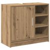 vidaXL Ba&eth;herbergissk&aacute;pur Artisan Eik 63 x 29 x 55 cm Samsettur vi&eth;ur