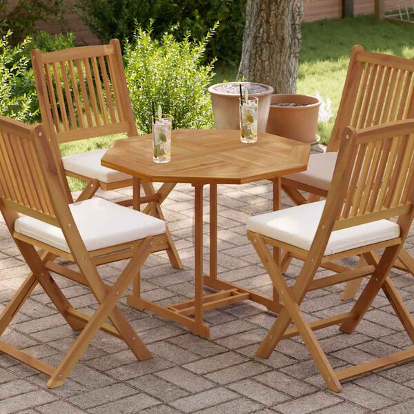 vidaXL Bor&eth;plata 80x80x2,5 cm &Aacute;tthyrnd Gegnheilt Beyki