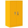 vidaXL Geymslusk&aacute;pur Gulvara gulan 60 x 40 x 105 cm St&aacute;l