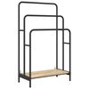 vidaXL Fatahengir Sonoma Eik 60 x 30 x 100,5 cm Samsettur vi&eth;ur