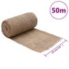 vidaXL J&uacute;tustrangi 0,25x50 m 100% J&uacute;ta 200 g/fm
