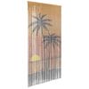 vidaXL skord&yacute;rahur&eth;artjald P&aacute;lmatrj&aacute;prentun 90x220 cm Bambus