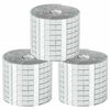 vidaXL Mosaic spegill fl&iacute;s me&eth; spegli 3 pcs Silfur 100 x 4 cm glass