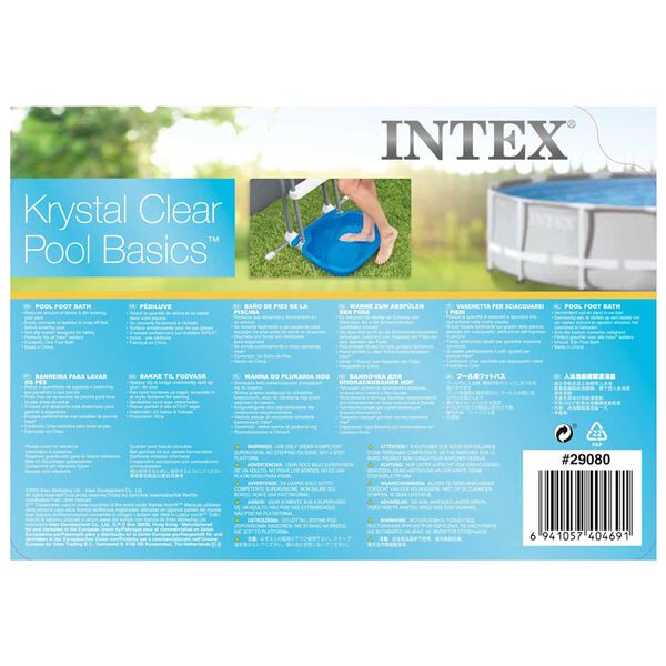 Intex Sundlaugarf&oacute;tba&eth;kar 11,5 L 56x46x9 cm Bl&aacute;r