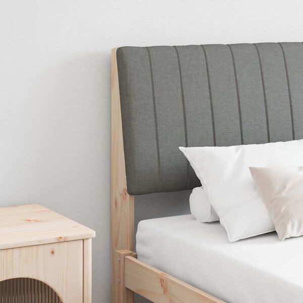 vidaXL B&oacute;lstru&eth; r&uacute;mgafl D&ouml;kk gr&aacute; 150 cm Solid furuhikk