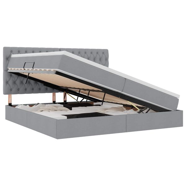 vidaXL R&uacute;m me&eth; geymslur&yacute;mi og d&yacute;nu Lj&oacute;sgr&aacute;r 200 x 200 cm P&oacute;l&yacute;ester