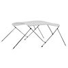 vidaXL 3 Boga Bimini Skyggni Hv&iacute;tt 183x140x137 cm