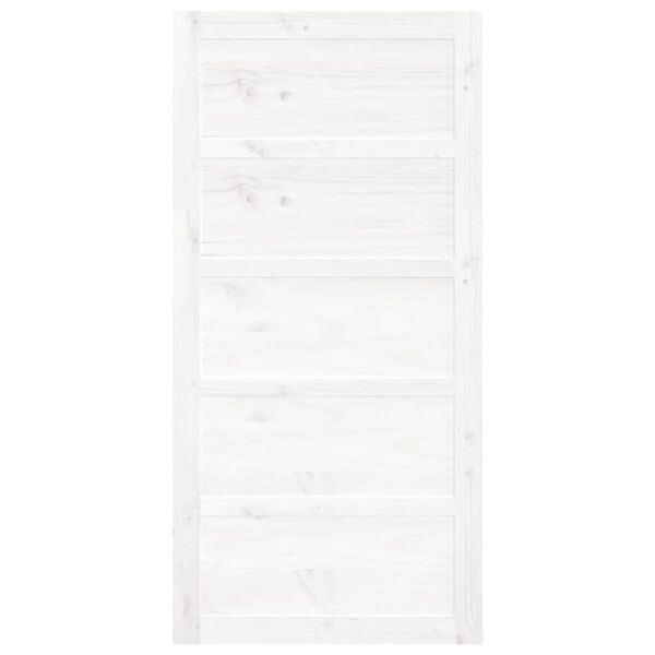 vidaXL Rennihur&eth; Hv&iacute;t 100x1,8x204,5 cm Gegnheil Fura