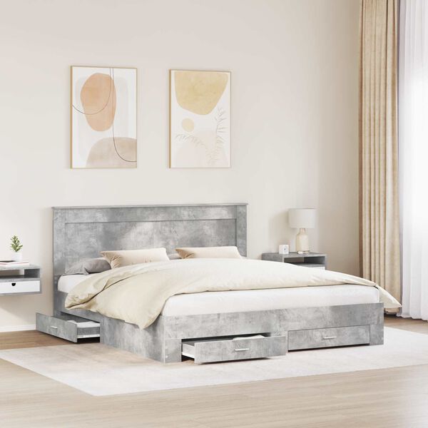 vidaXL Ramsv&iacute;k me&eth; sk&uacute;ffu me&eth; h&ouml;fu&eth;gafl me&eth; geymslu Samsettur vi&eth;ur