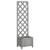 vidaXL Gr&oacute;&eth;urker me&eth; Rimlum 40x30x135 cm Gegnheill &THORN;inur