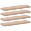 vidaXL Flj&oacute;tandi Hillur 2 stk 80x23,5x4 cm Samsettur Vi&eth;ur