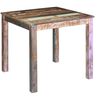 vidaXL Bor&eth;stofubor&eth; Gegnheill Endurunninn Vi&eth;ur 80x82x76 cm