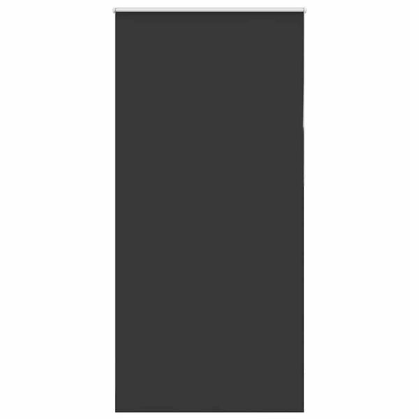 vidaXL R&uacute;llugard&iacute;nur Myrkvun Svartur 90x210 cm Efni Breidd 85,7 cm