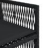 vidaXL 9 Stk. Gar&eth;h&uacute;sgagnasett me&eth; P&uacute;&eth;um P&oacute;l&yacute;rattan Svart