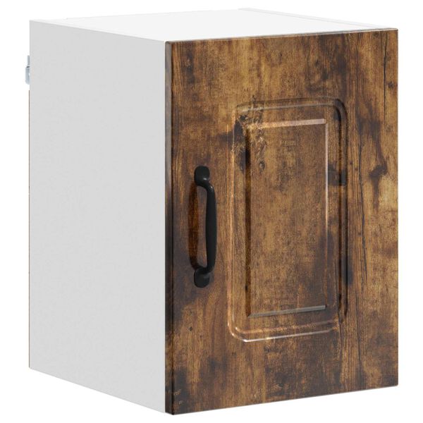 vidaXL Eldh&uacute;s sk&aacute;pur Kalmar Rau&eth;-eik 30 x 31 x 40 cm Samsettur vi&eth;ur