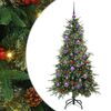 vidaXL Gervi hengdu j&oacute;latr&eacute; me&eth; 150 LED Gr&aelig;nn 150 cm PE og PVC