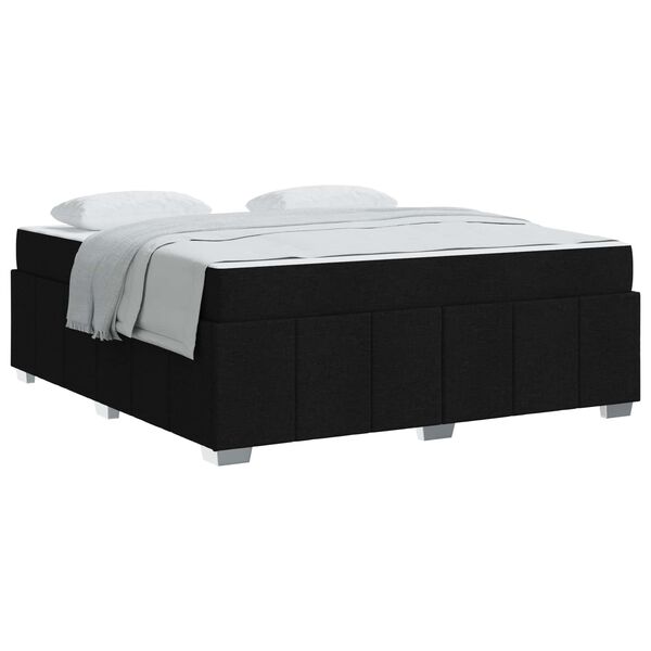 vidaXL Ramsv&iacute;k me&eth; d&yacute;nu Svartur 180 x 200 cm d&uacute;kur