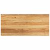 vidaXL Gluggasyllur 2 stk Lj&oacute;sbr&uacute;nt 90x40x2 cm Solid Wood Eik