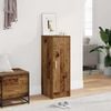 vidaXL Sk&oacute;sk&aacute;pur Old Wood 32x35x92 cm Engineered Wood