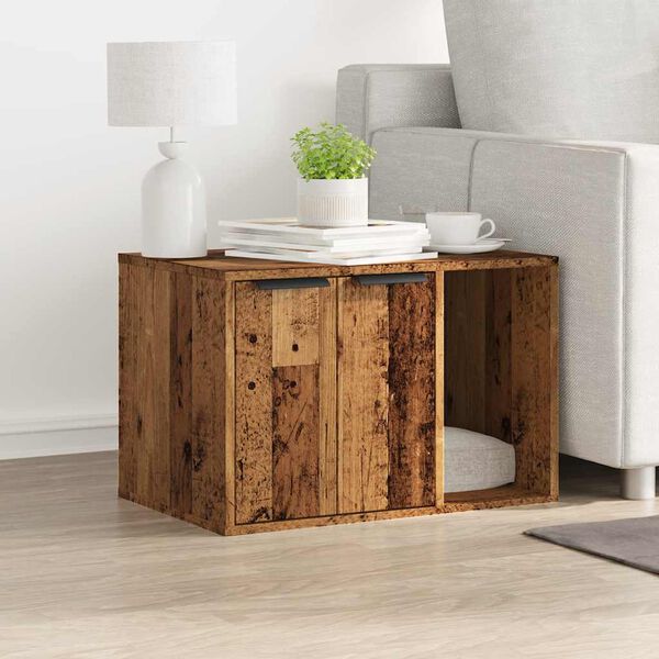 vidaXL kattasandskassi Vi&eth;arlitur 60x40x40 cm Samsettur Vi&eth;ur