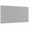vidaXL Eldh&uacute;s Backsplash 2 pcs Lj&oacute;sgr&aacute;r 80 x 40 cm hertu&eth; gler