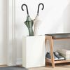 vidaXL Regnhlífastendur Hvítt 28 x 12 x 41 cm Stál
