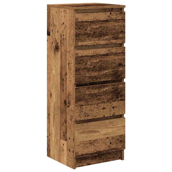 vidaXL skenkur Old Wood 37,5x35x99 cm Engineered Wood