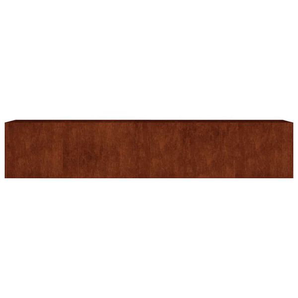vidaXL Upph&aelig;kka&eth; Gar&eth;ker 200x40x40 cm Corten St&aacute;l