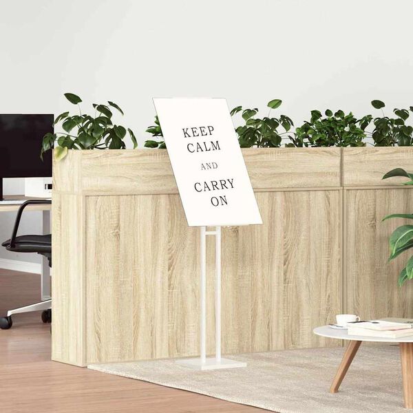 vidaXL S&yacute;ningarskj&aacute;r Hv&iacute;t 26,5 x 26,5 x 150 cm St&aacute;l