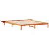 vidaXL R&uacute;mfati me&eth; hli&eth;arbor&eth;um Vaxbr&uacute;nn 200 x 210 cm Solid furuhikk