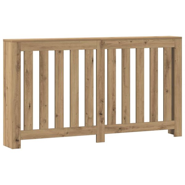 vidaXL Ofnhl&iacute;f Artisian Eik 149x20x82 cm Samsettur Vi&eth;ur