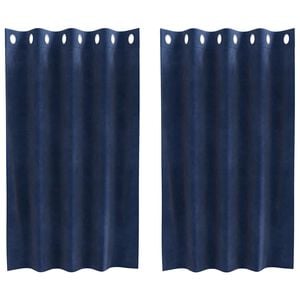 vidaXL Myrkratj&ouml;ld 2 pcs D&ouml;kkbl&aacute;r 140 x 140 cm Flauel