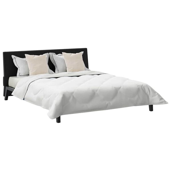 vidaXL Vetrar sæng með kodda 3 pcs Hvítt Míkrófíber