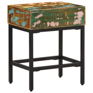 vidaXL Hli&eth;arbor&eth; 40x30x51 cm Gegnheill Endurn&yacute;ttur Vi&eth;ur