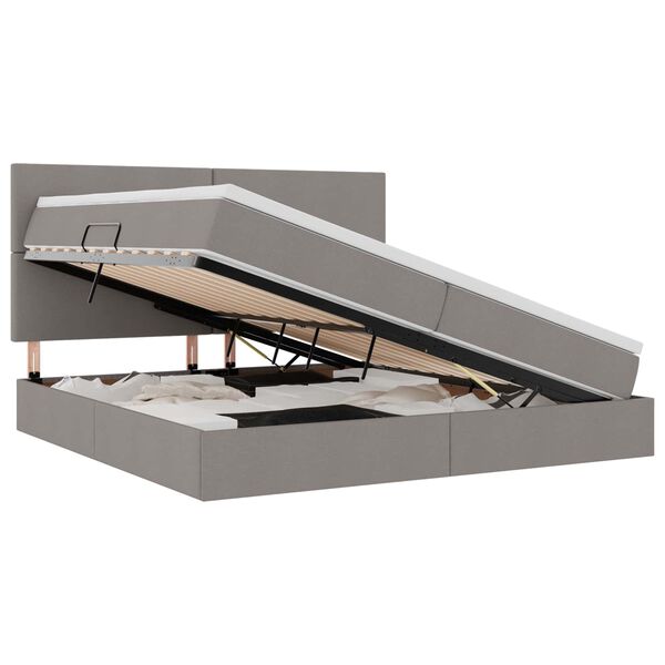 vidaXL R&uacute;m me&eth; geymslur&yacute;mi og LED M&oacute;gr&aacute;r 200 x 200 cm P&oacute;l&yacute;ester