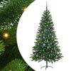 vidaXL J&oacute;latr&eacute; me&eth; 150 LED me&eth; standi Gr&aelig;nn 150 cm PE