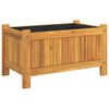 vidaXL Gar&eth;pl&ouml;ntuker me&eth; F&oacute;&eth;ri 54x31x30 cm Gegnheill Akas&iacute;uvi&eth;ur