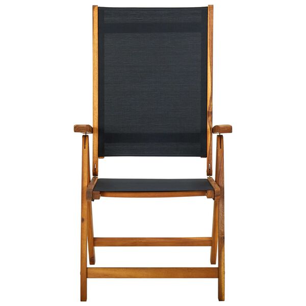 vidaXL Samanleggjanlegir Garðstólar 4 stk