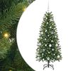 vidaXL Gervi j&oacute;latr&eacute; me&eth; 150 LED me&eth; standi Gr&aelig;nn 150 cm PE og PVC