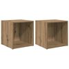 vidaXL Sj&oacute;nvarpssk&aacute;pasett 2 pcs Artisan Eik 37 x 35 x 37,5 cm