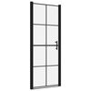 vidaXL Sturtuhur&eth; Hert Gler 81x195 cm Black