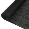 vidaXL N&aelig;&eth;isnet Svart 2x25 m HDPE 195 g/m&sup2;