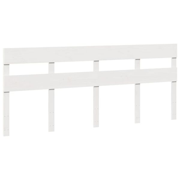 vidaXL R&uacute;mgrind &aacute;n D&yacute;nu Hv&iacute;t 200x200 cm Gegnheil Fura