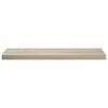 vidaXL Vegghengdar Hillur 4 stk. Eikarlita&eth;ar 90x23,5x3,8 cm MDF