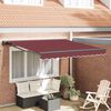 vidaXL H&aelig;gt a&eth; draga saman skyggni burgundy 300 x 250 cm