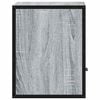vidaXL vegghengdir náttborðsskápar 2 stk Grey Sonoma 40x31x39,5 cm